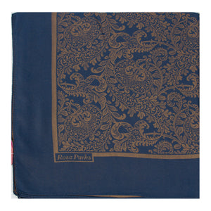 Rania Reversible Scarf (Teal/gold)