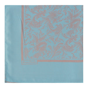 Fiona Reversible Scarf (Baby blue/pink)