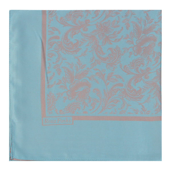 Fiona Reversible Scarf (Baby blue/pink)